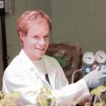 Jack Moran in the lab