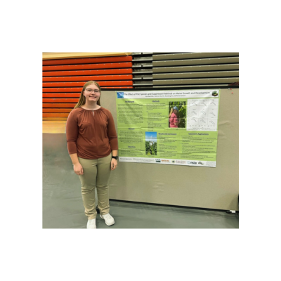 2025 REU Kylie Buchholz presents her research