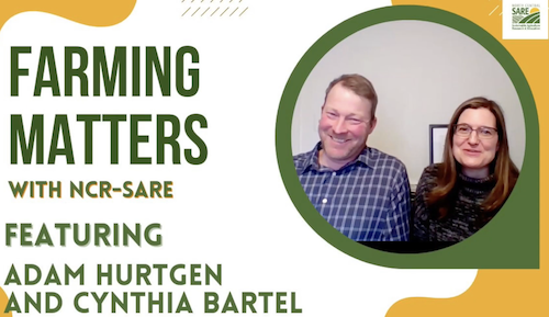 Cyndi Bartel and Adam Hurtgen in a YouTube video